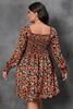 Picture of CURVY GIRL SMOCKED FLORAL DRESS